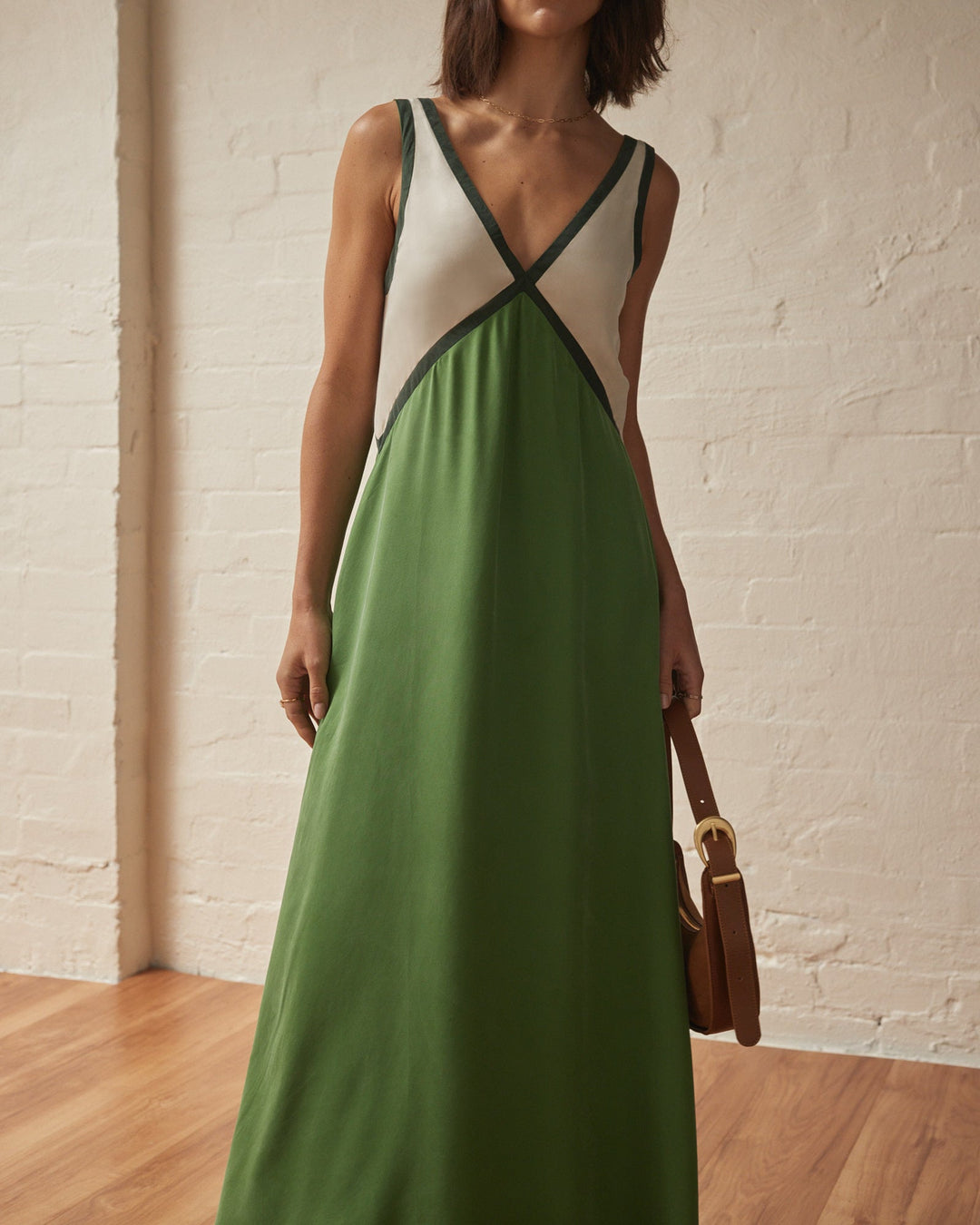 Sienna - Contrast Maxi Dress