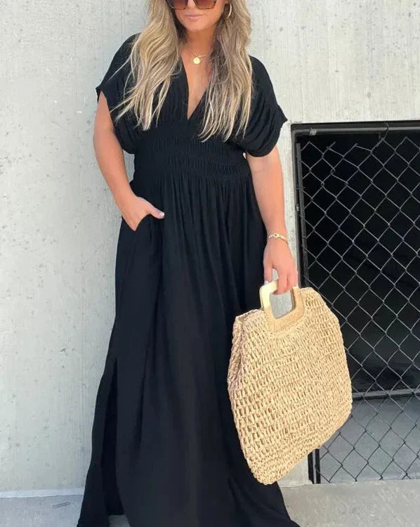 Miranda - V-Neck Maxi Dress