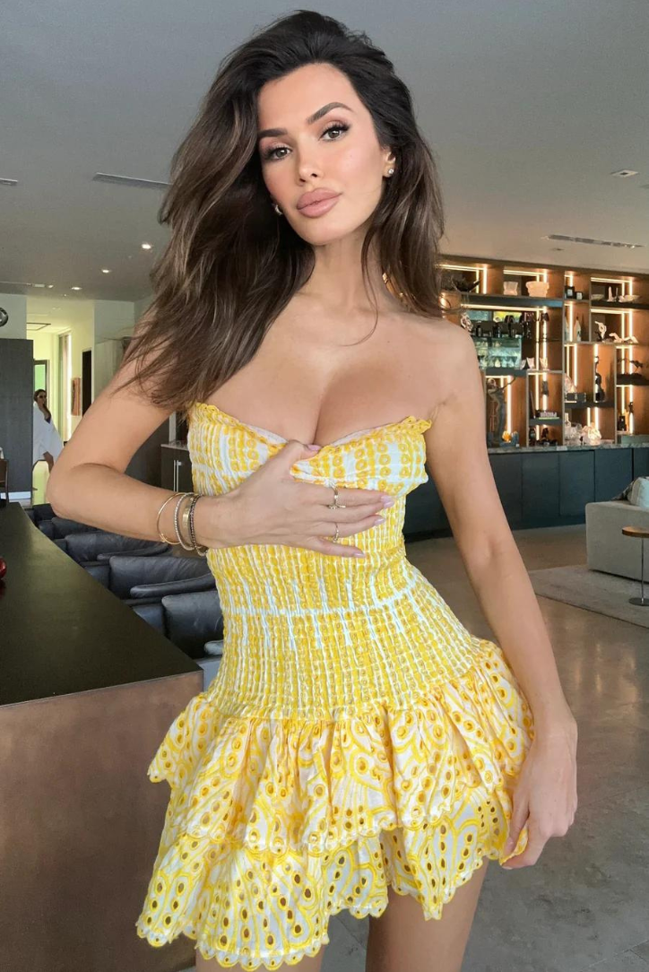 Violet - Yellow Mini Dress