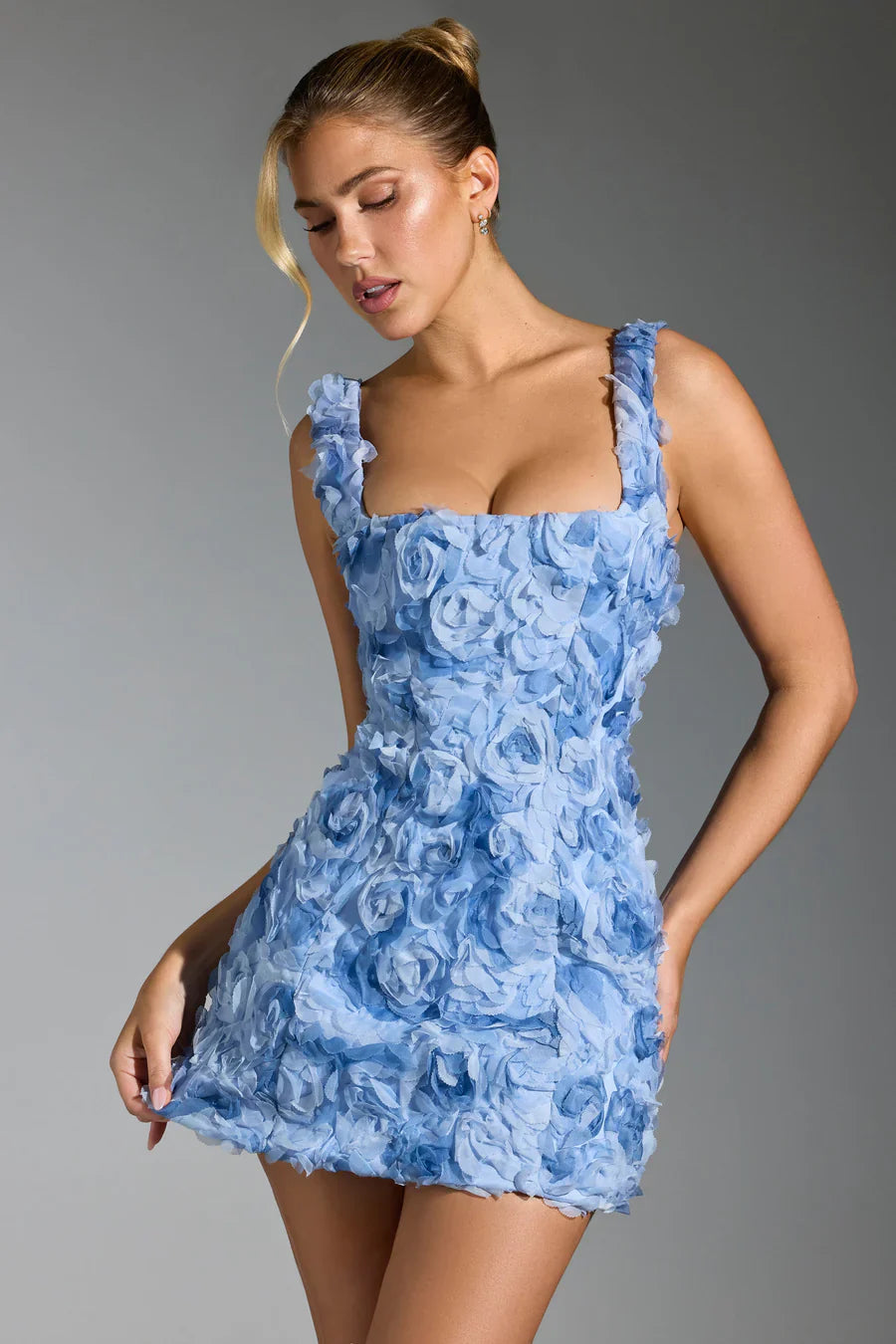 Wendy - Floral Corset Mini Dress