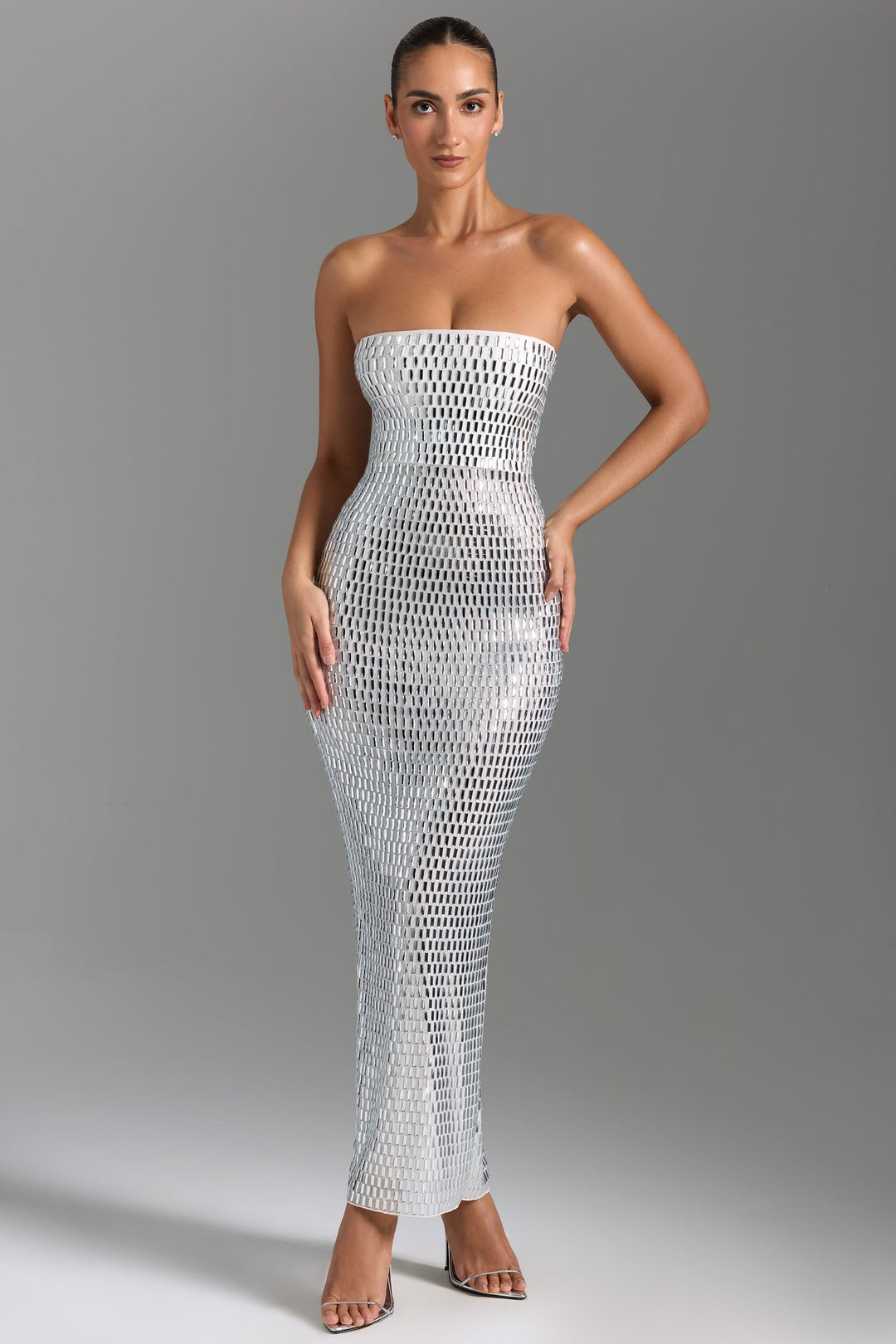 Dianne - Embellished Bandeau Maxi Dress