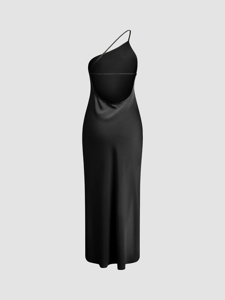 Eclipse - Satin Backless Dress