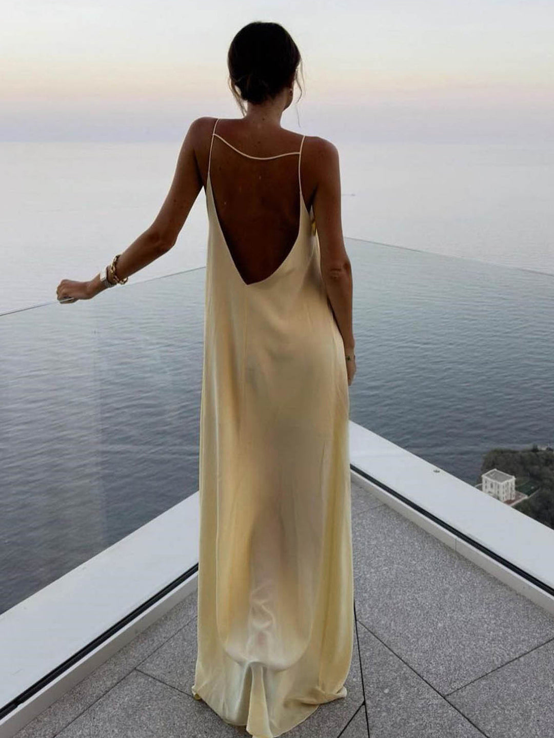 Tessa - Backless  Positano Dress