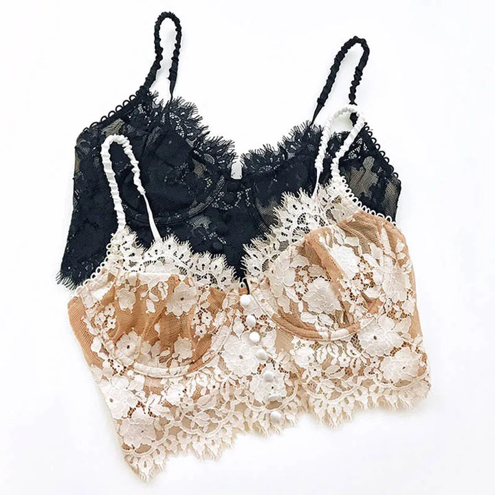 Althea - Delicate Lace Bralette Lingerie