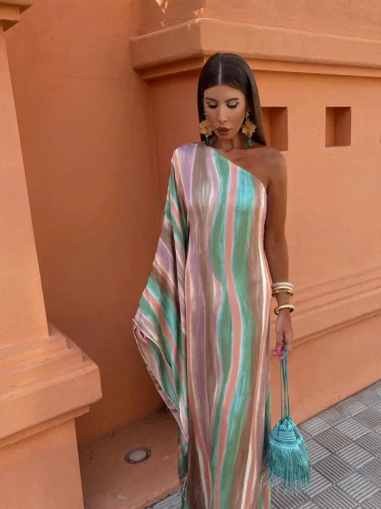 Lily Chic Asymmetrical Maxi Dress