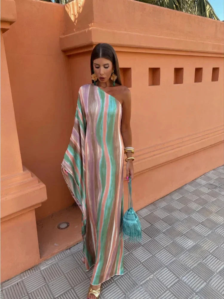 Lily Chic Asymmetrical Maxi Dress