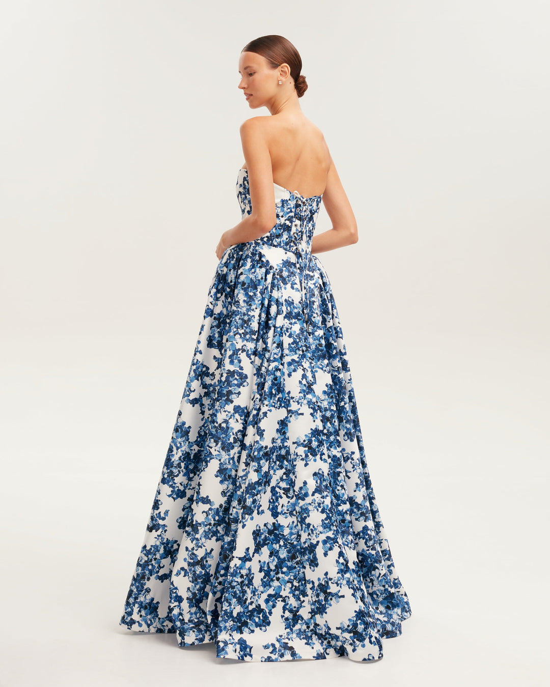 Hailey - Hydrangea Printed Maxi Dress