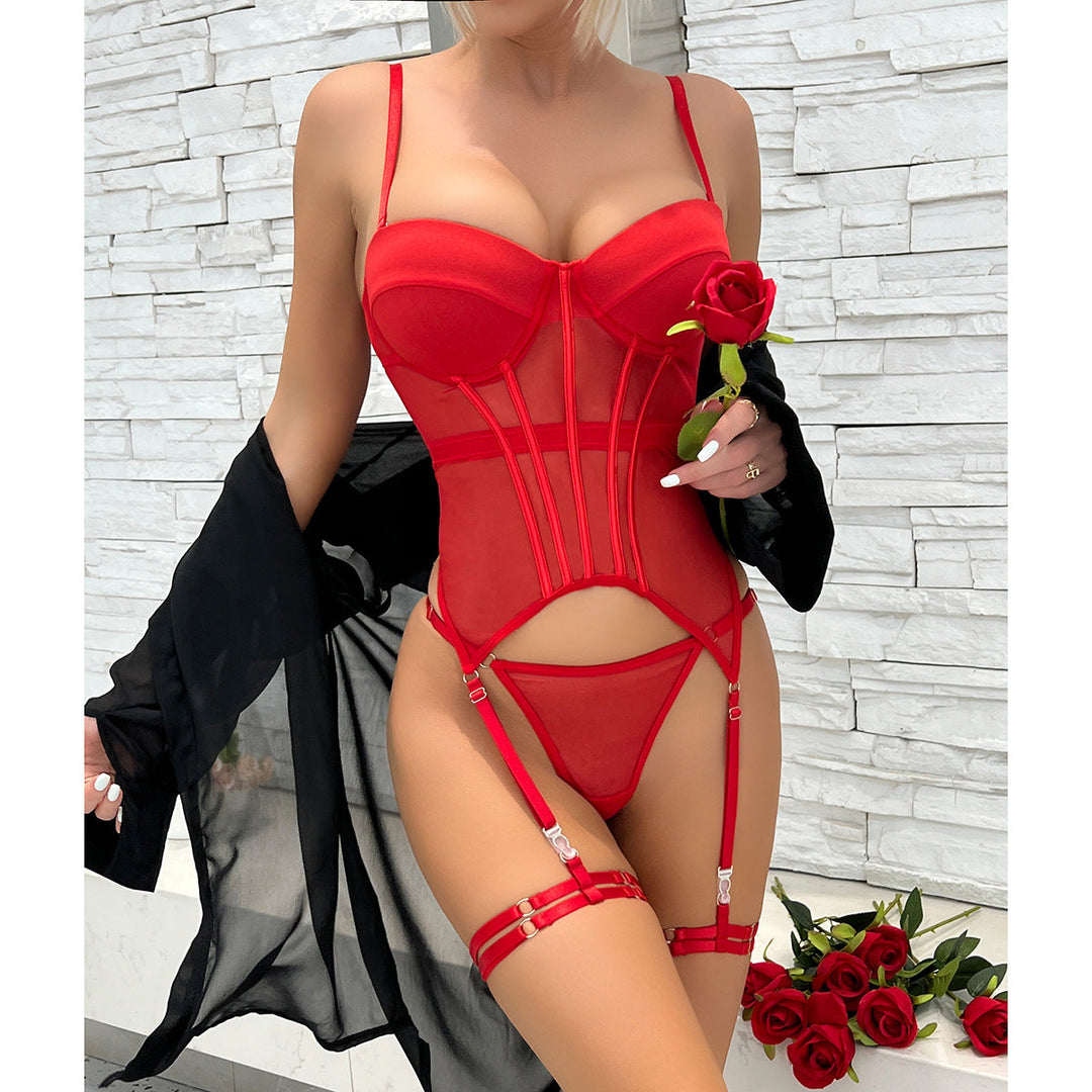 Adelaine - Cutout Bodysuit Lingerie