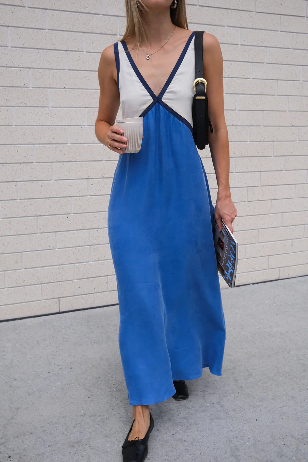 Sienna - Contrast Maxi Dress