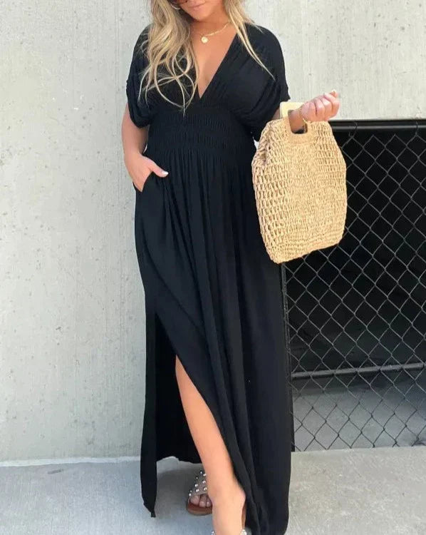 Miranda - V-Neck Maxi Dress