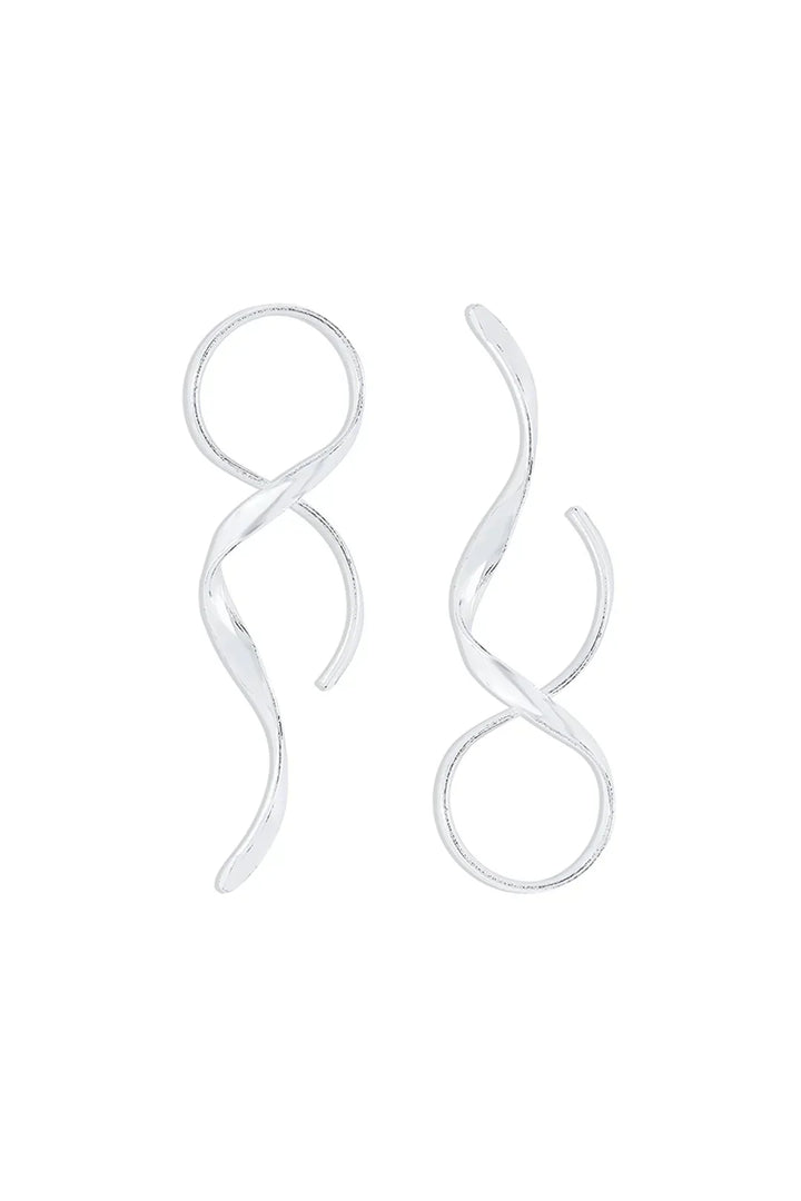 Ismara - Sleek Spiral Earrings