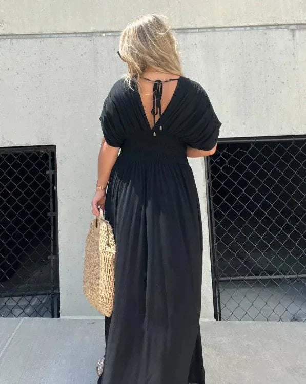 Miranda - V-Neck Maxi Dress