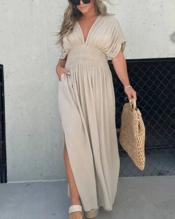 Miranda - V-Neck Maxi Dress