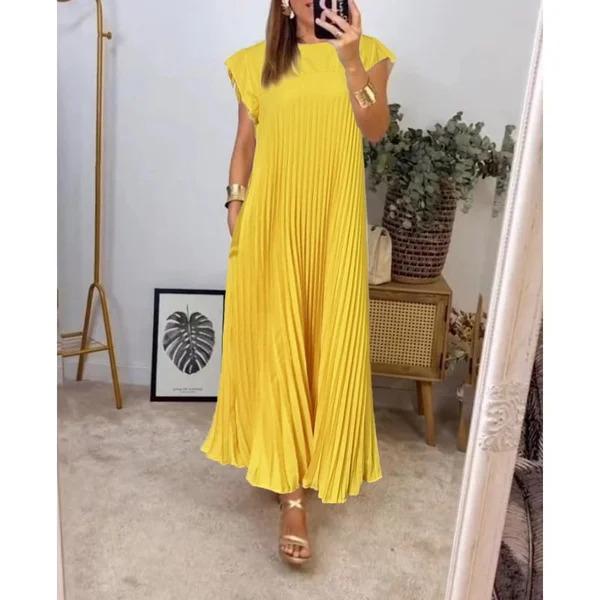 Eloise - Pleated Maxi Dress