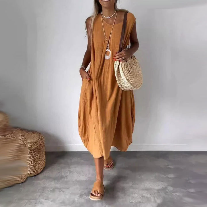 Shelby - Relaxed Casual Midi Dress